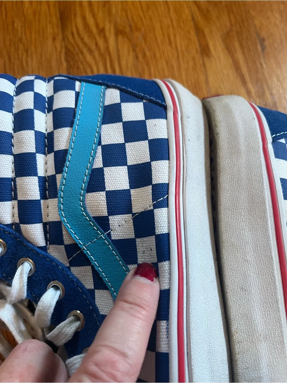 Vans Haro SK- 8 HI Freestyler Blue Reissue Men’s size 10 Rare Read